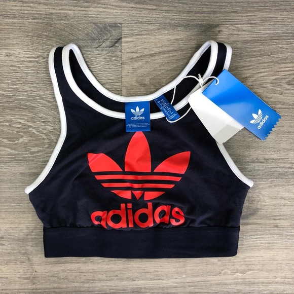 adidas trefoil sports bra